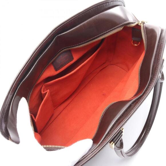 LOUIS VUITTON Brown Damier Leather Bag - Picture 4 of 11